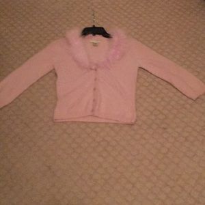Bebe angora & lambswool cardigan